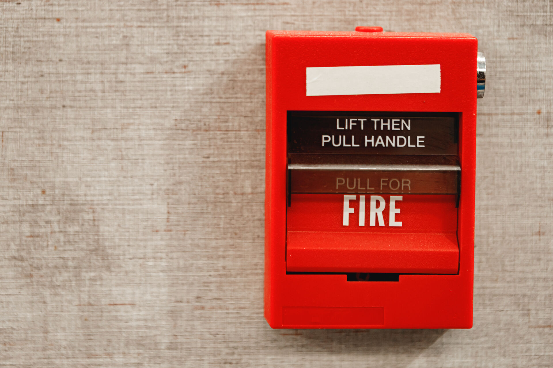 Expert fire alarm inspection and safety sign maintenance service