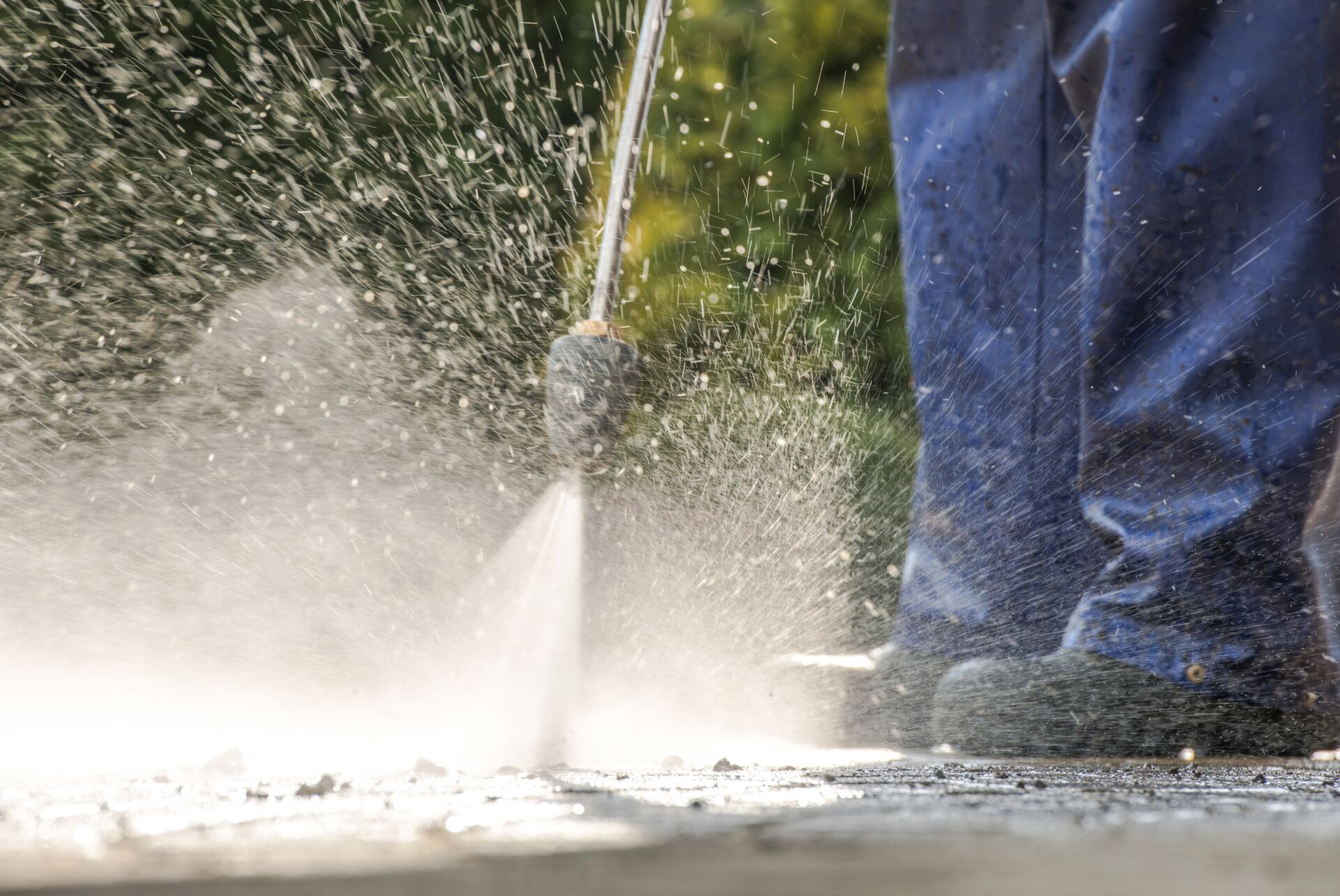 Patio cleaning and restoration by Local Maintenance Services